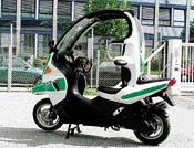 Pohodlný motocykl